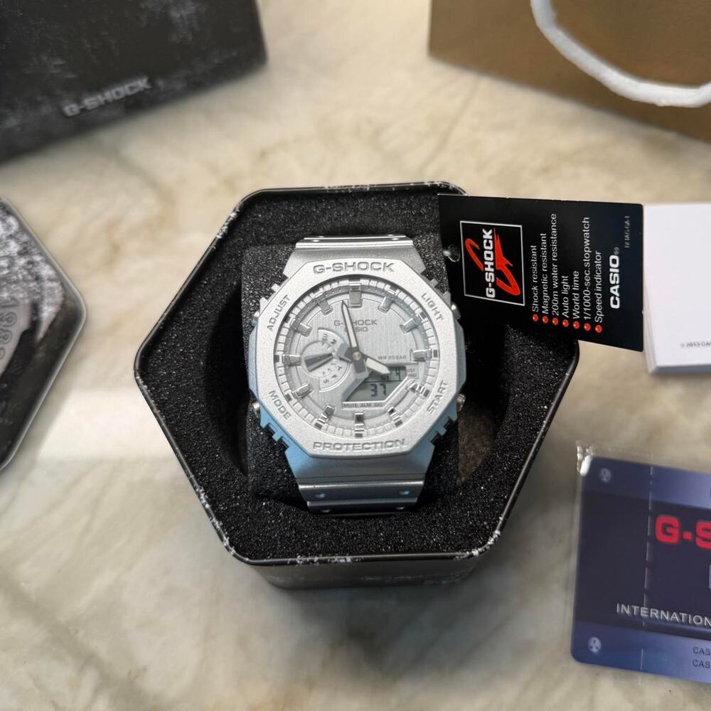 Full Silver/Grey Adjustable Watch